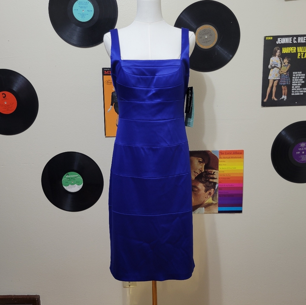Signature By Sangria | Indigo Purple Cocktail Dress